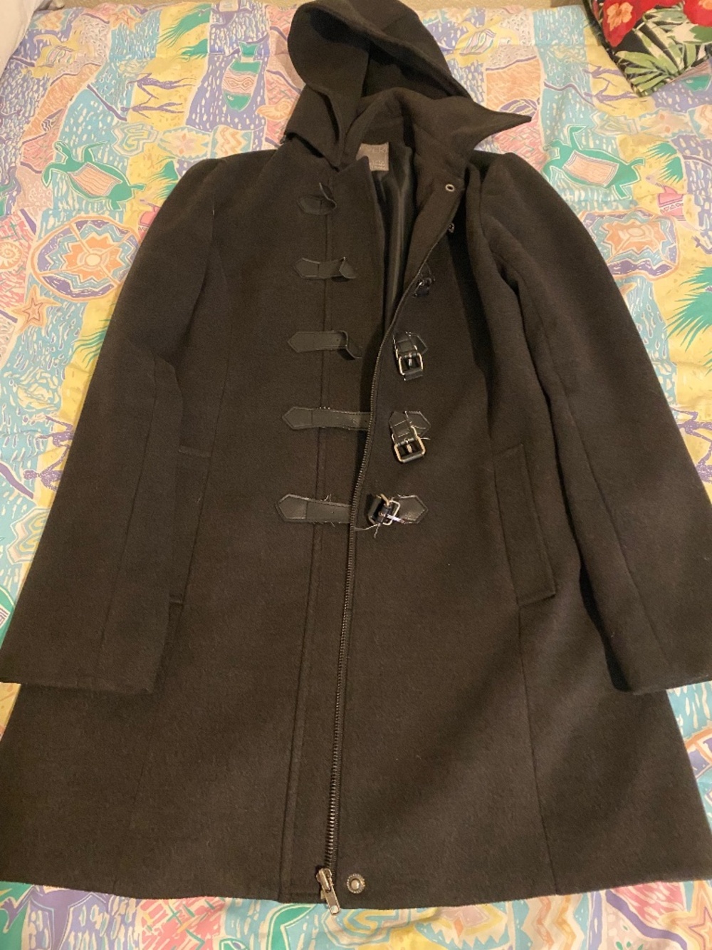 Coat with hood